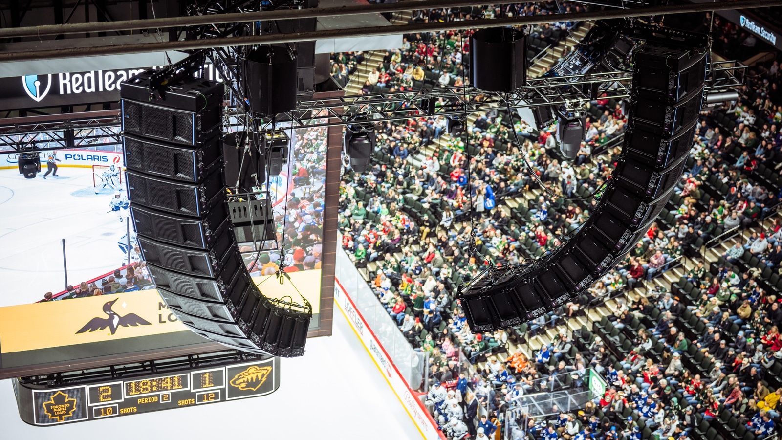 Meyer Sound PANTHER Goes Wild for NHL Games in Minnesota