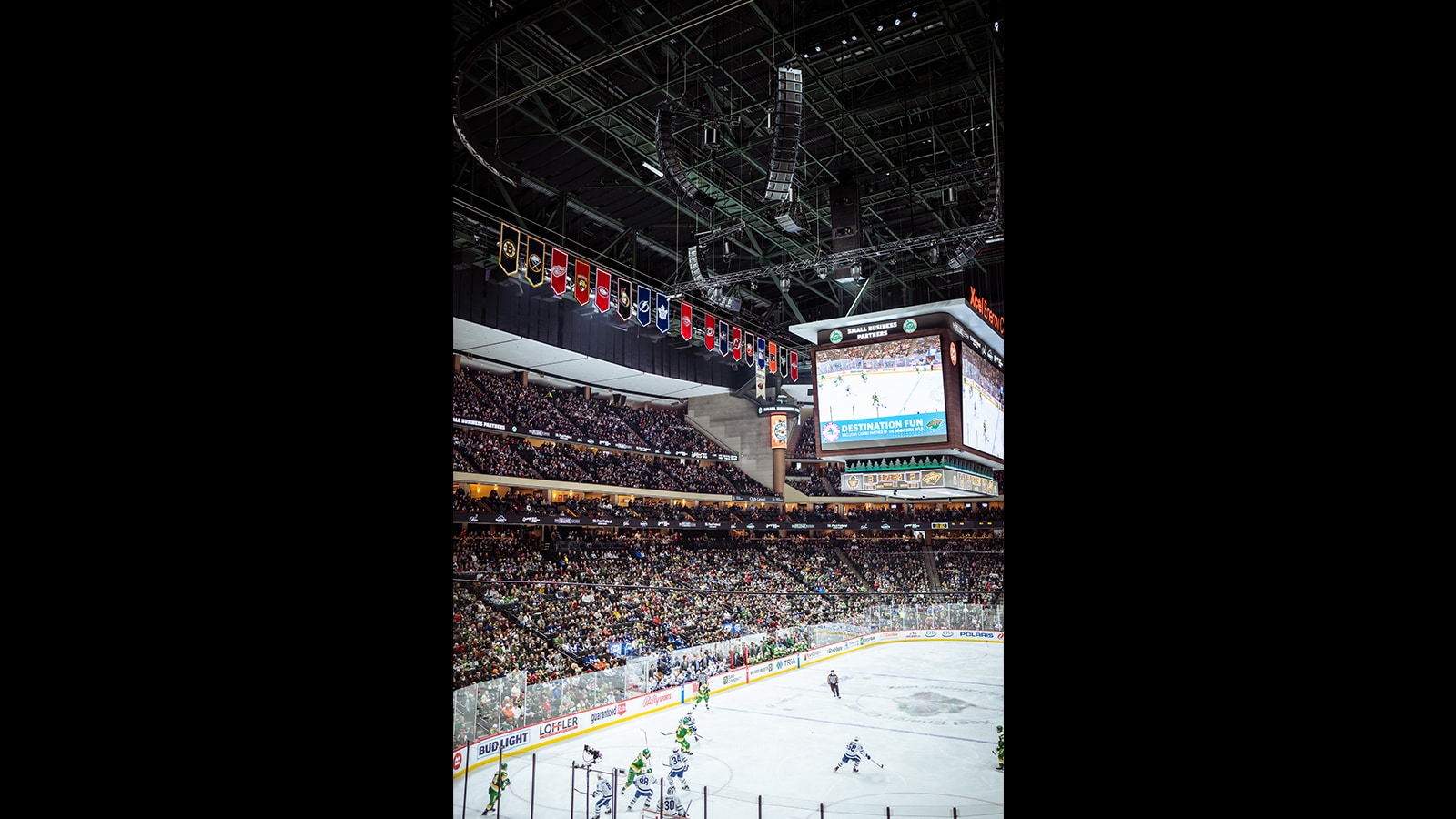 Meyer Sound PANTHER Goes Wild for NHL Games in Minnesota