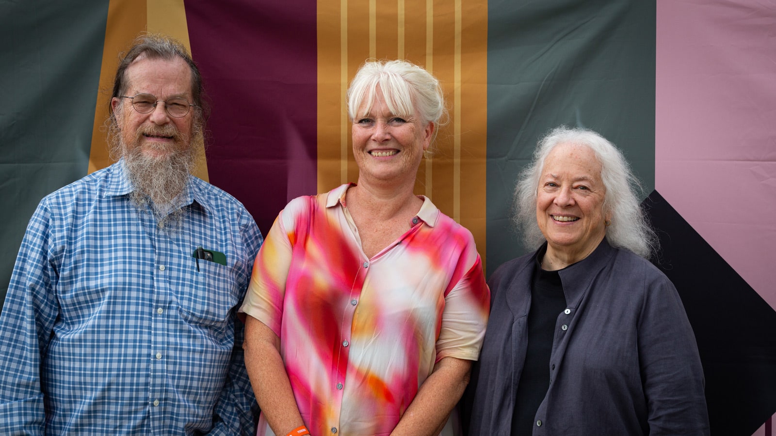 (L-R) John Meyer, Meyer Sound CEO and co-founder; Signe Lopdrup, Roskilde Festival CEO; Helen Meyer, Meyer Sound Executive VP and co-founder