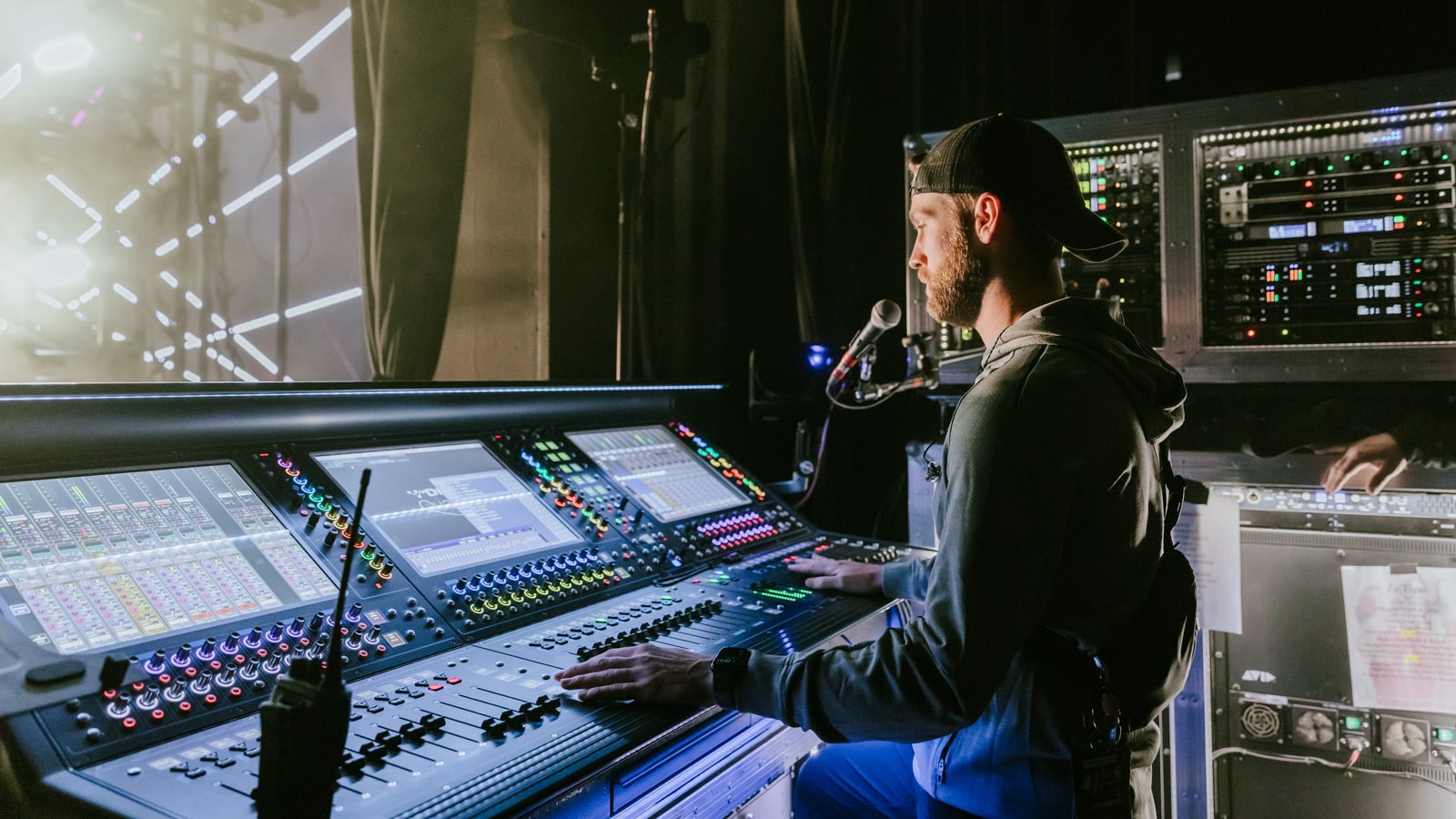 Parker Vandenberg, Tour Production Manager and TLC Monitor Engineer