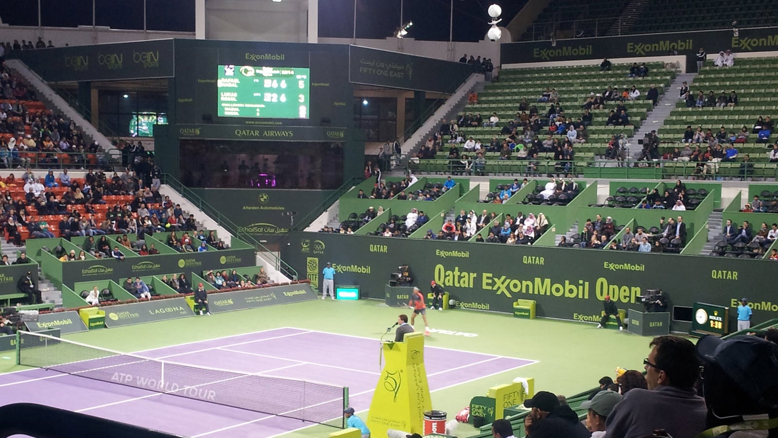 Meyer Sound CAL Targets Spectators at Qatar Tennis Stadium