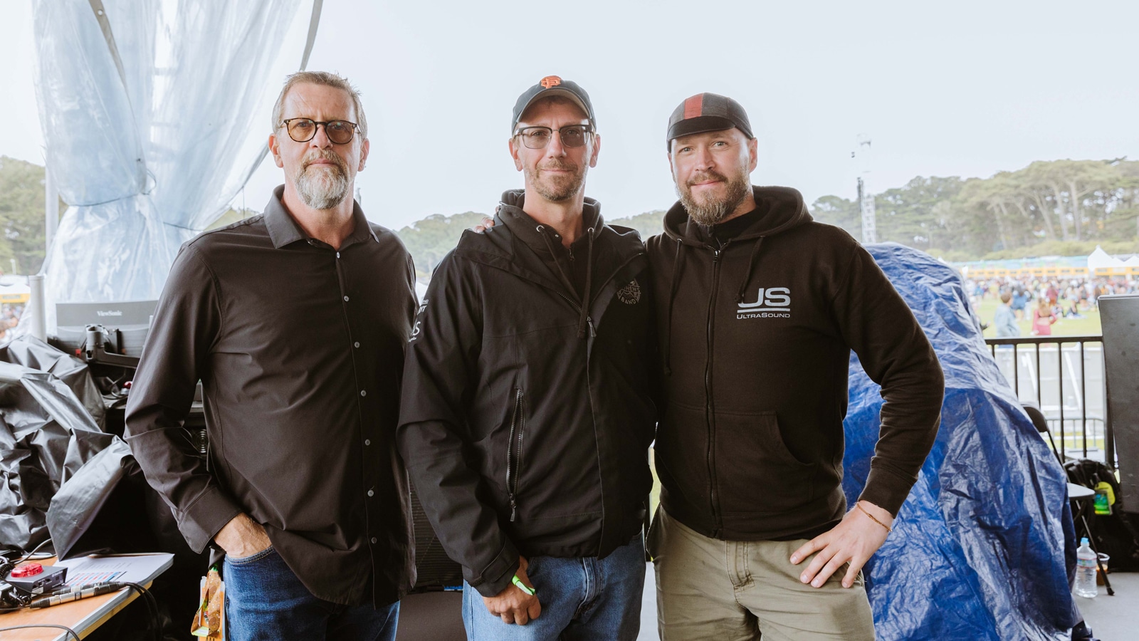 (L-R) Derek Featherstone, UltraSound CEO; Tom Lyon, UltraSound Senior Systems Engineer; Michał Kacunel, UltraSound Systems Engineer