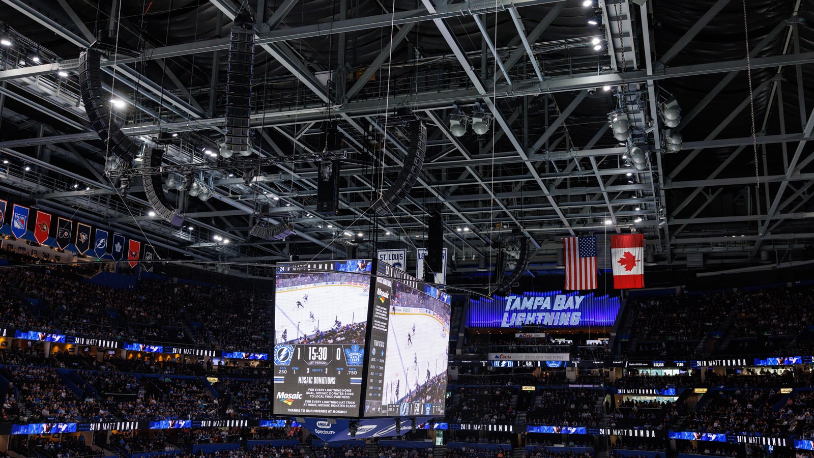 Meyer Sound Brings the Thunder at Tampa Bay’s AMALIE Arena